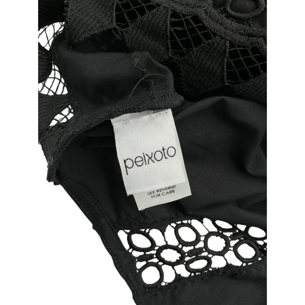 Peixoto Lace Trimmed Black Ora Mini Dress Size XS - Picture 5 of 5